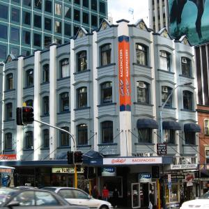 Surf 'N' Snow Backpackers Across Sky Tower