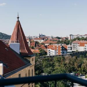 Maisonette with terrace and view of Prague Castle