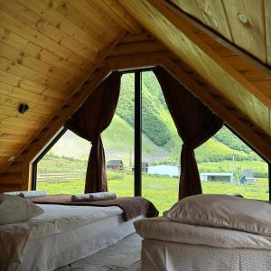 Wooden hut