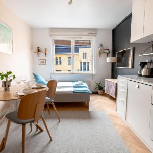 --2ndhomes Premium studio with full kitchen in Punavuori--