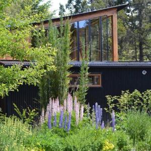 Casa moderna en el bosque