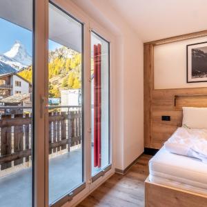 Studio Enzian - Matterhorn Sicht bei der Bergbahn Inspiringplaceszermatt