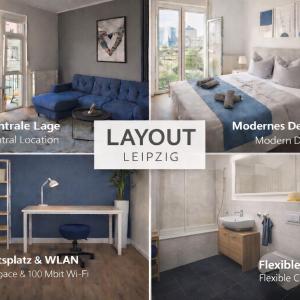 LAYOUT LEIPZIG - Modernes Apartment in Zentrum-Ost