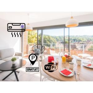 Le Coquet climatisé avec balcon Terrasse et parking