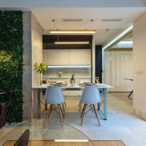 Lujoso loft con piscina y espacio office