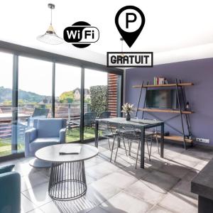 LE COIN COSY avec Balcon Terrasse parking privé et linge de lit compris