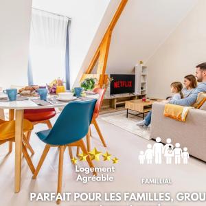 Les bonn'apparts sur seine - La spacieuse - Famillial 6pers - Parking