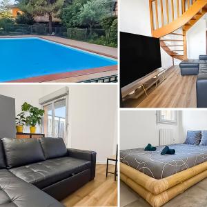 Duplex moderne et lumineux avec piscine et parking