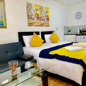 London Studio Apartments, Private Bathroom, Kitchenette, Parking, NP2