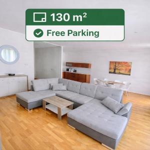Spacious 130 m2 Apartment Near Center 2 Free Parking