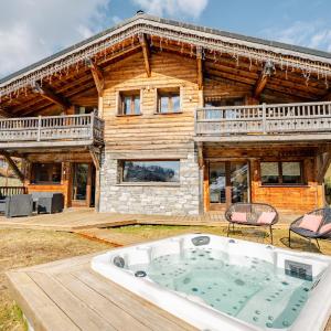 Chalet Virolet Jacuzzi Hammam Cheminée 15 pers