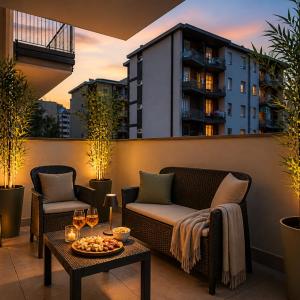 New bamboo holiday home Bergamo airport trade fair