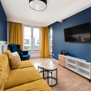 Kraków City Center Navyblue Luxury Apartment