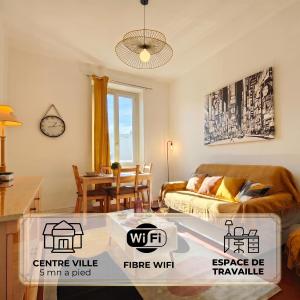 Massilia Home - Idéal Famille & Groupe d'Amis en Citytrip Marseille - Vieux-Port & Le Panier à pied - Métro Jules Guesde 150m - Gare St-Charles 10min à pied - CENTRE VILLE - WIFI HD