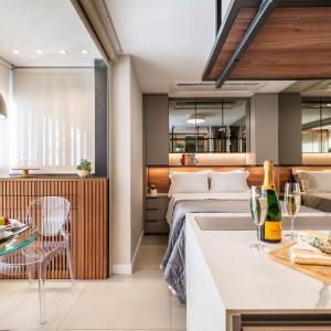 BHaus Vila Nova Conceição D'Oru - Studio Deluxe - Academia - Lavanderia - Próximo ao Parque Ibirapuera - DO1