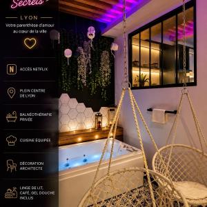 SWEET LEONE II -appartement avec spa privé-Lyon Place Terreaux
