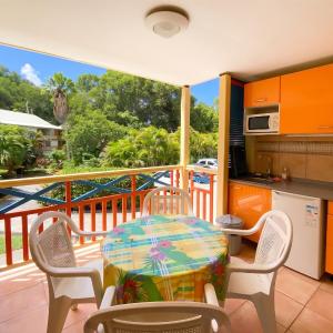 Studio confortable à Sainte-Anne 25 m² avec balcon
