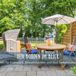 Holla die Boddenfee im Höfthus Meerblick Naturstrand Hunde willkommen