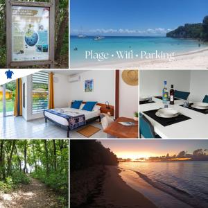KawanNid Plage à 200m, Wifi, Clim, parking, Jardin Privé