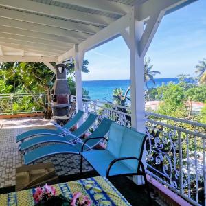 Appartement confortable avec vue sur mer à Deshaies, 48 m²