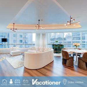 Vacationer Holiday Homes I Exquisite 4 Bed I Spacious Balcony with City Views in Dubai Marina