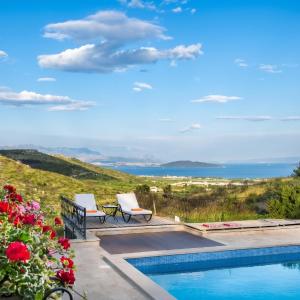 Panoramic Villa in Prgomet, Sea View and Private Pool