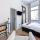 Apartment in Koblenz near Deutsches Eck窗户的花园景观