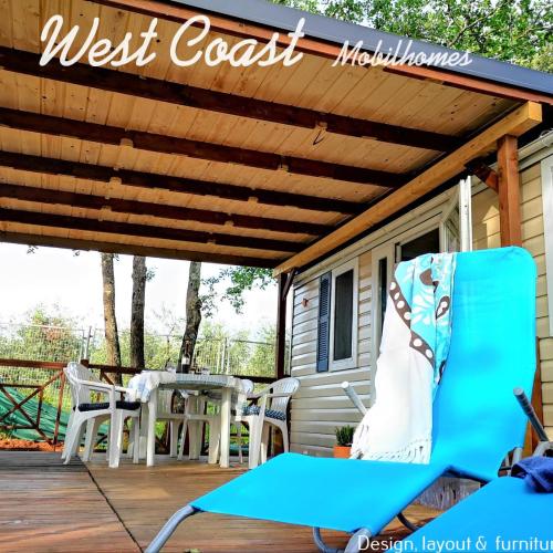 West Coast Mobilhome with XXL Terrace in Naturist Resort Solaris