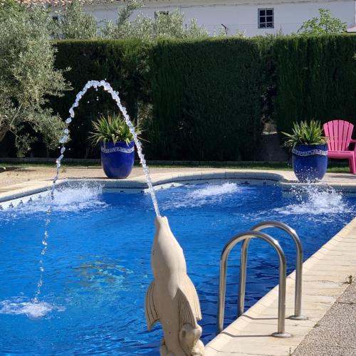 7 bedrooms villa with private pool enclosed garden and wifi at Baza