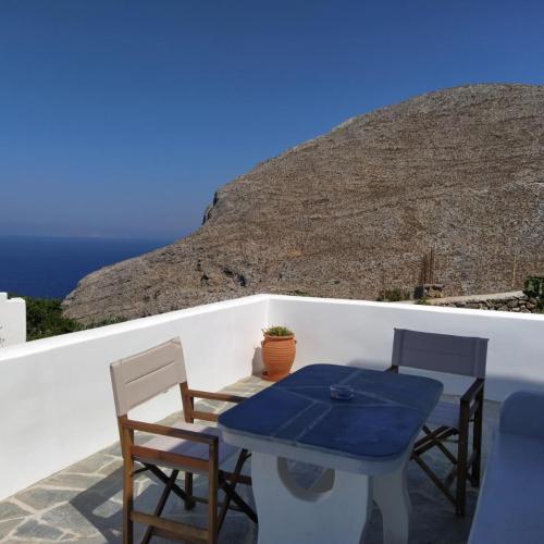 Cycladic houses in rural surrounding