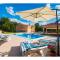 Charming Villa Katja with Private Pool and AC in All Rooms, Near Split