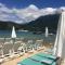 la baie des voiles ,vue lac d'Annecy ,plage privée - Duingt