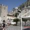Taormina castle and sea view