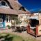 Haus am Hafen - Luxus unter Reet, Garten mit Terrasse