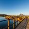 The houses of rising sun with a stunning sea view
