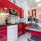 Stylish White and Red Apartments - Juan-les-Pins