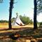 Grand tipis confortable, authentique chalets en rondins et belle maison Périgourdine avec piscine et vue Lascaux en Périgord - Les Farges