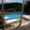 Valuable rustic Tuscan swimming pool, breathtaking view of Camaiore