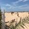 Panoramic view on beach, ships, sea - place to be - Oostende