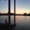 Houseboat on the water