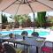 VILLA ALICIA with priv pool, beautiful garden and shady veranda- 5 min to the beach