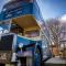 Ceridwen Glamping, double decker bus and Yurts