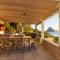 The houses of rising sun with a stunning sea view