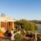 The houses of rising sun with a stunning sea view