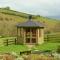 Snug Oak Hut with a view on a Welsh Hill Farm - Brecon