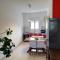 Spacious family apartment with parking in the shade and barbecue house