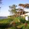 Rotes Strandhaus mit Boot am Salzhaff, 50m zum Strand