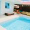 Location Maison Bleue avec piscine privative au Carbet Martinique - 勒卡尔贝