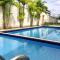APT1 Piscina Netflix WiFi Ar Cond próx a 2 shoppings - 福塔莱萨