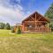 Rapid River Log Cabin with Loft on 160 Scenic Acres! - Gladstone